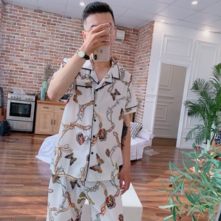 Ảnh thật bộ lụa nam