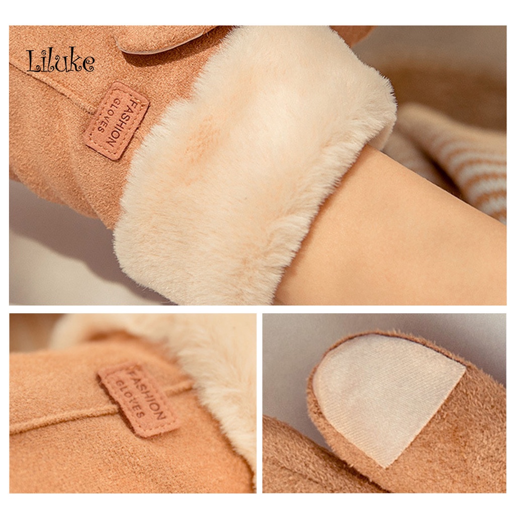 1 Đôi Găng Tay Lái Xe Máy Hở Ngón Giữ Ấm Bảo Vệ Toàn Diện