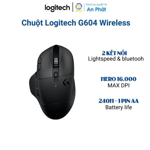 Chuột Logitech G604 Lightspeed HERO Wireless Chính Hãng