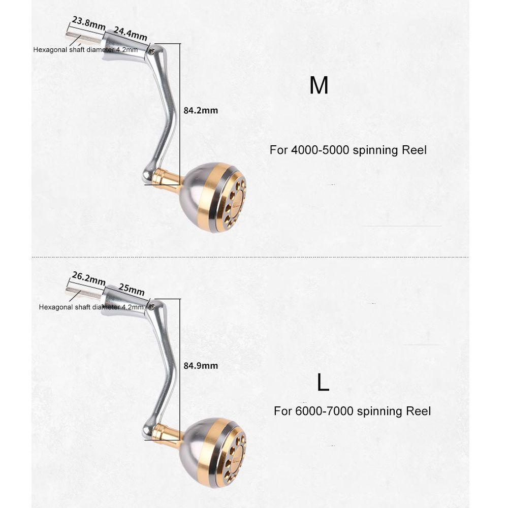 SHOUKEY Tay Quay Máy Câu Cá Bằng Kim Loại carbon DIY Mới