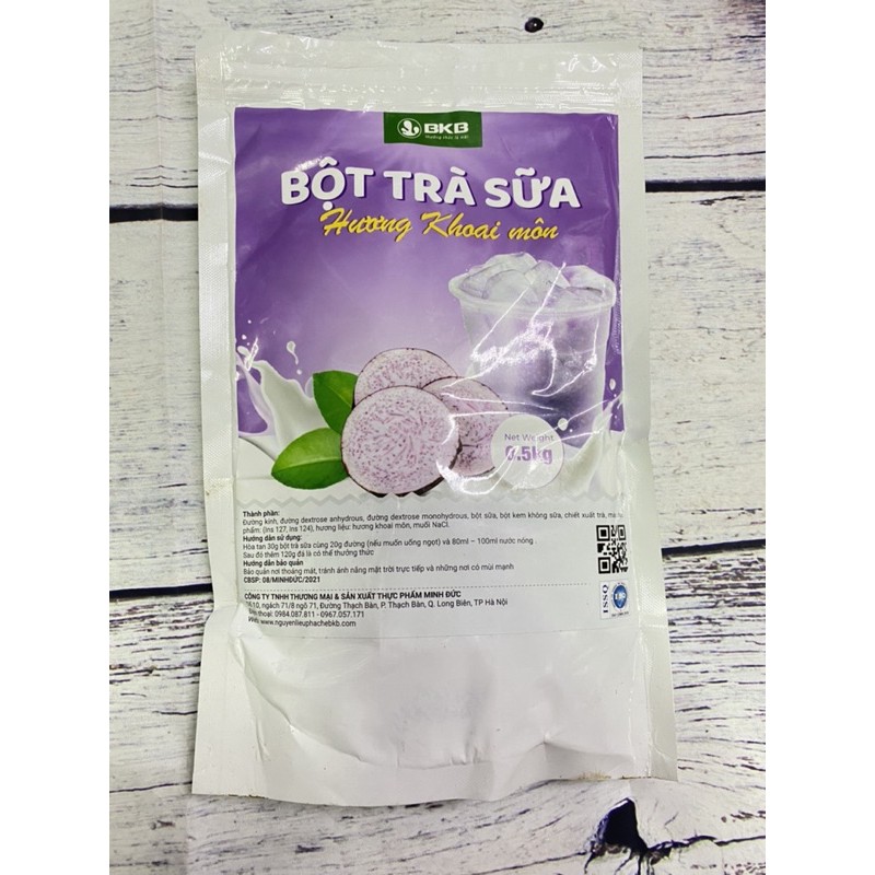 Bột trà sữa pha sẵn BKB 500g các vị