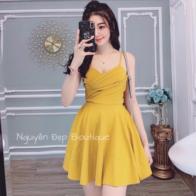 Váy 2 dây sang chảnh