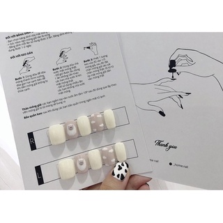 Móng giả thiết kế nailbox vẽ hoạ tiết móng úp
