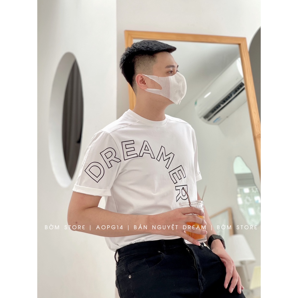 Áo Thun Nam In Bán Nguyệt Dreamer BEACON DENIM Form Vừa Thời Trang Nam AOPG14