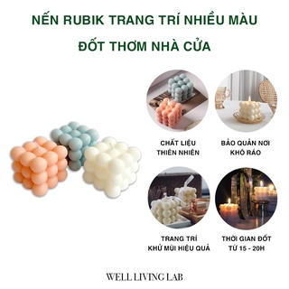[Hoàn Xu Xtra] NẾN RUBIK ĐỦ MÀU - PHỤ KIỆN TRANG TRÍ/CHỤP ẢNH