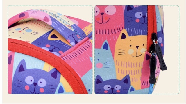 Balo siêu nhẹ hình mèo cute cho bé từ 2 - 4 tuổi
