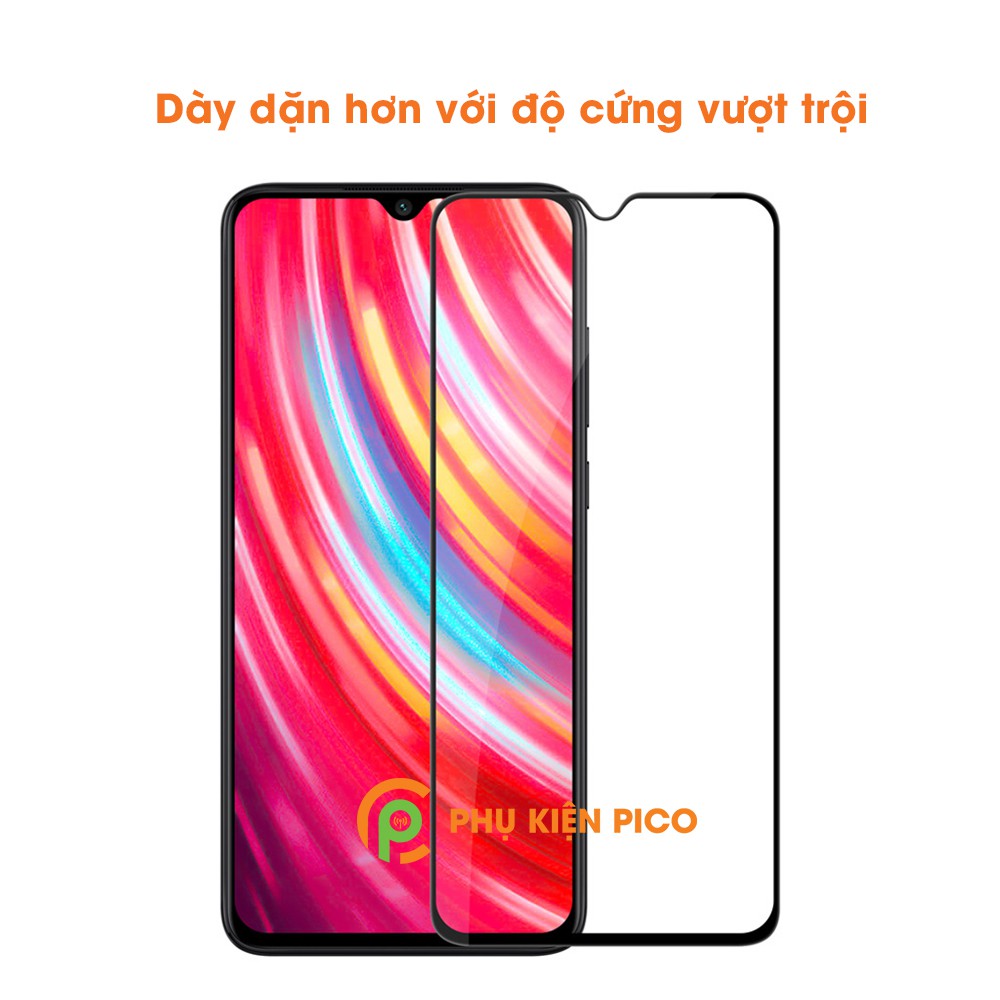 Kính cường lực Redmi Note 8 Pro full màn hình viền đen siêu mỏng - Dán màn hình Xiaomi Redmi Note 8 Pro