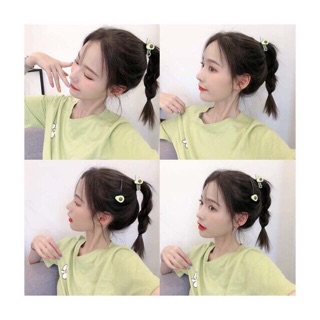 Kẹp tóc bơ - cột tóc bơ