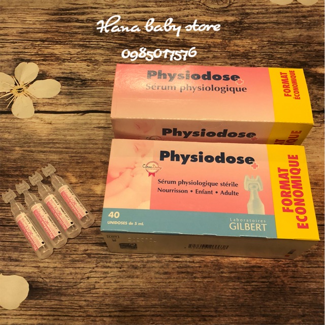 Nước muối sinh lý Physiodose Pháp