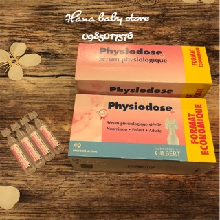 Nước muối sinh lý Physiodose Pháp