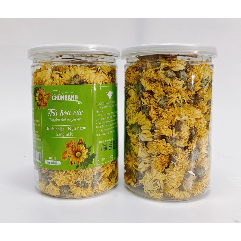 TRÀ HOA CÚC NGUYÊN BÔNG CHUNG ANH TEA 50G