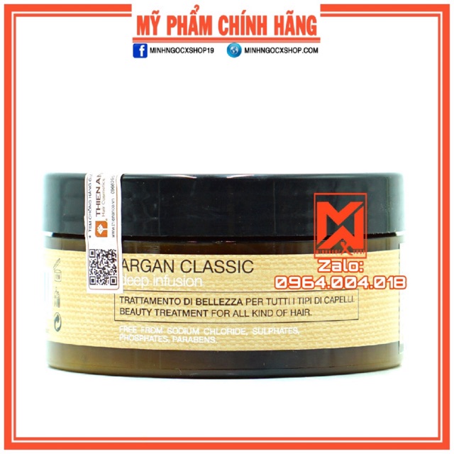 ✅[ NASHI-CHÍNH HÃNG ] DẦU HẤP PHỤC HỒI HƯ TỔN NASHI ARGAN DEEP INFUSION 250ML