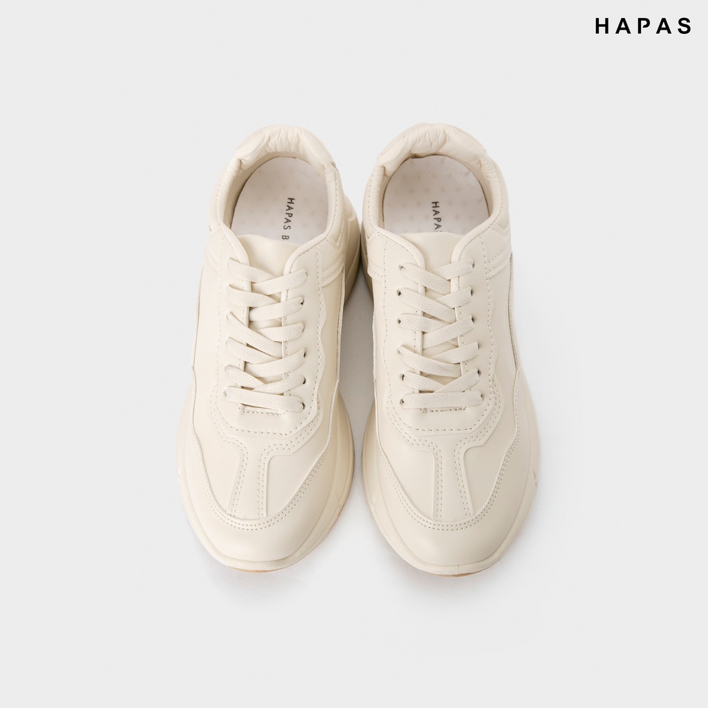 Giày thể thao nữ sneaker độn đế cá tính da mịn HAPAS - GSK21