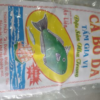 cá bò da tẩm gia vị 500g .