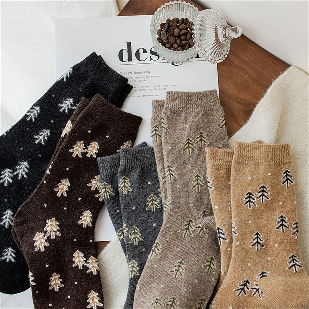 Vớ Len Ấm Áp Thời Trang Harajuku Giáng Sinh