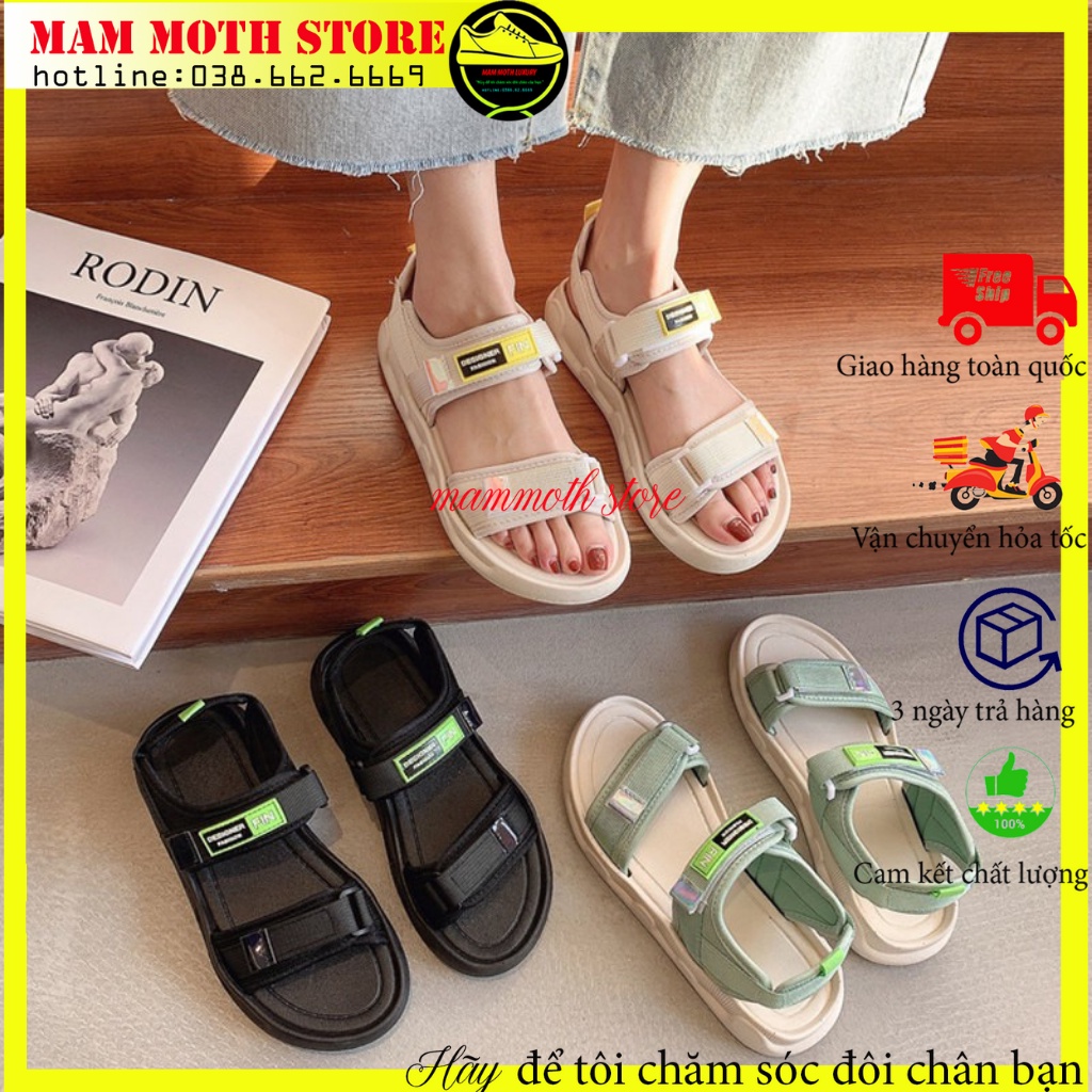 Dép quai hậu,sandal nữ đi học hàng quảng châu full size shop MAMM