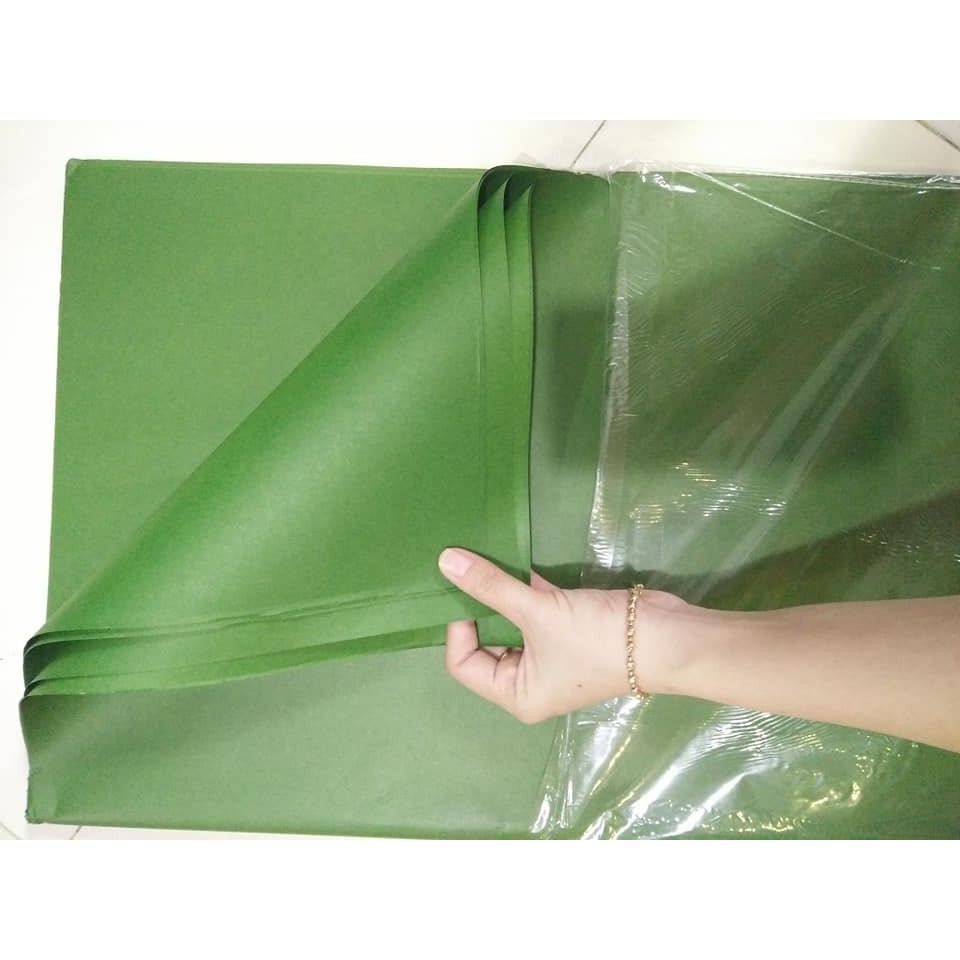 GIẤY MỸ THUẬT XANH LÁ KHỔ 50CM X 80CM( LẺ TỜ)