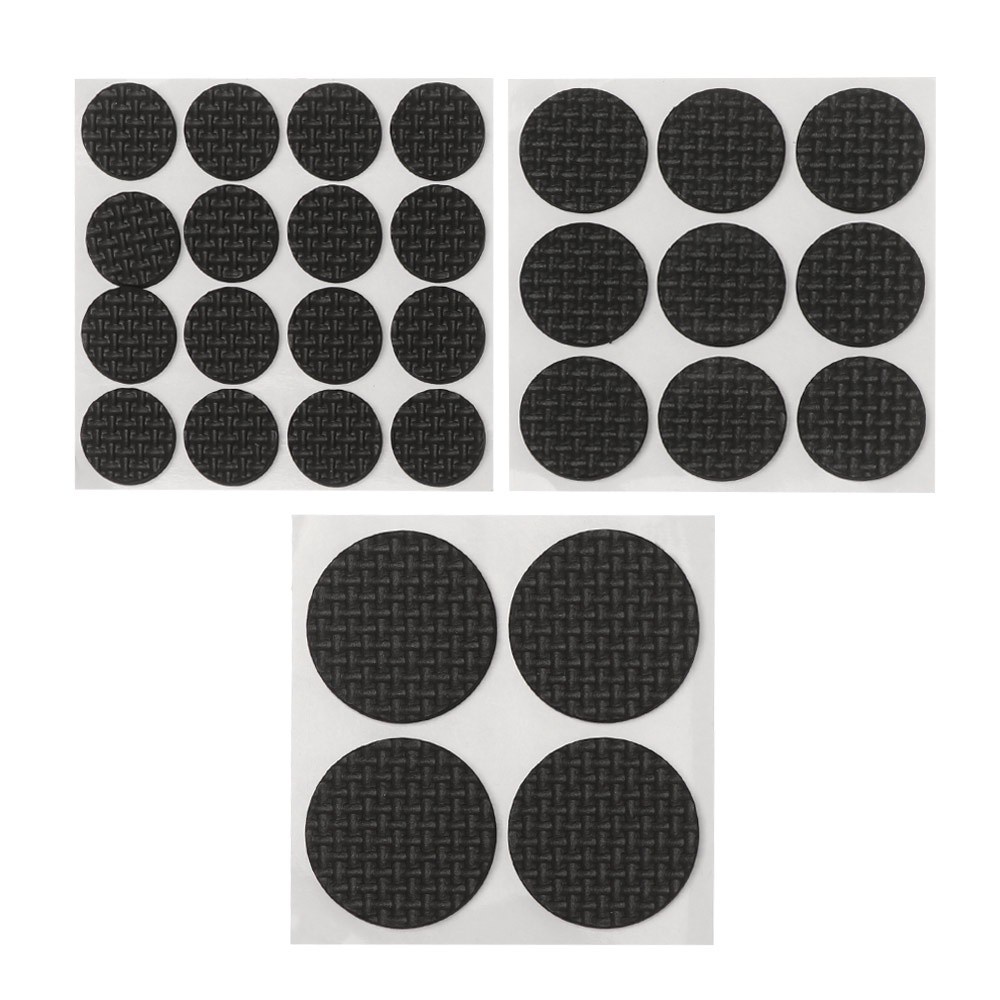 Set 1 / 4 / 9 / 16 Miếng Xốp Màu Đen Dán Chân Bàn Ghế Chống Trượt Chống Trầy Xước