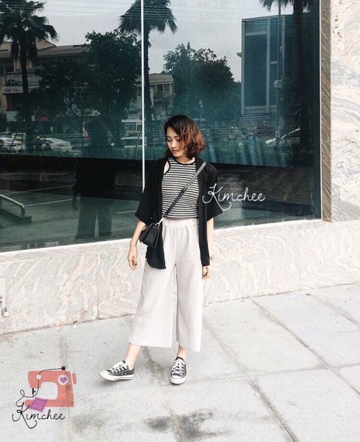 Áo kimono đen trơn | BigBuy360 - bigbuy360.vn