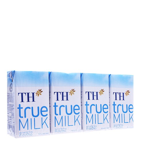 Thùng sữa tươi TH True Milk ít đường 48 hộp x 110ml