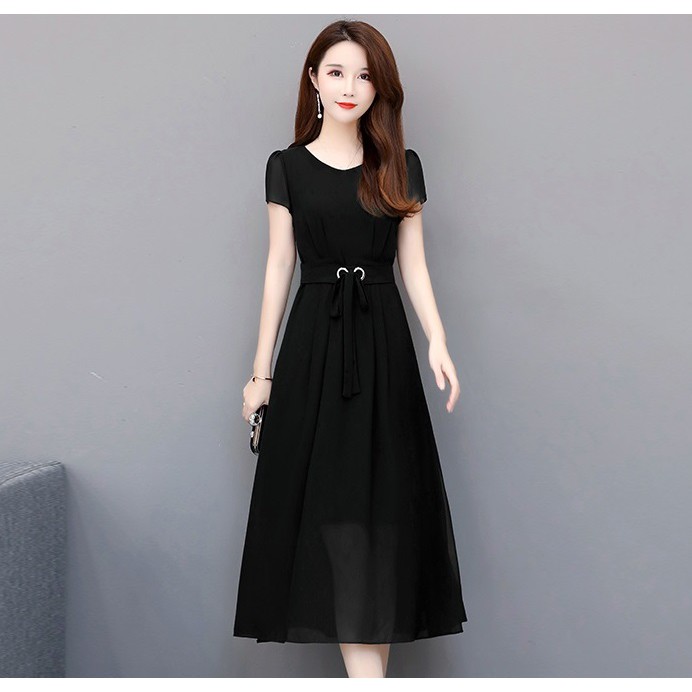 Đầm voan chiffon 2 lớp mùa hè VH48