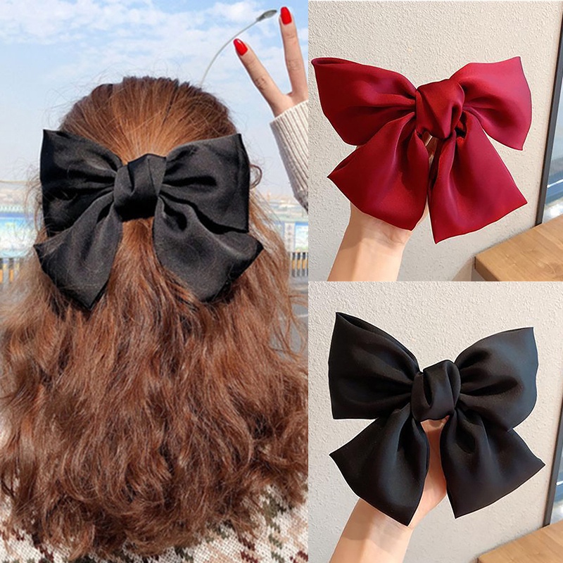 Kẹp Tóc Vải Voan Màu Sắc Ngọt Ngào Phong Cách Hàn Quốc Cho Nữ