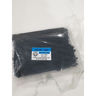 Dây thít nhựa màu đen (100 sợi)