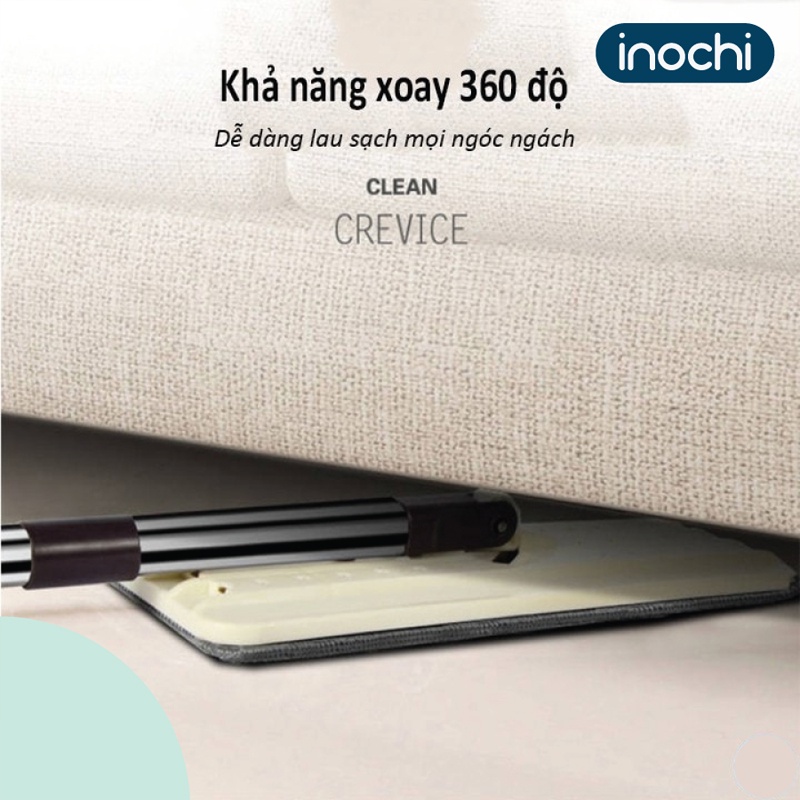 Bộ Cây Lau Nhà Tự Vắt INOCHI Cao Cấp