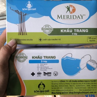 Khẩu trang y tế Bạch Tuyết 3 lớp