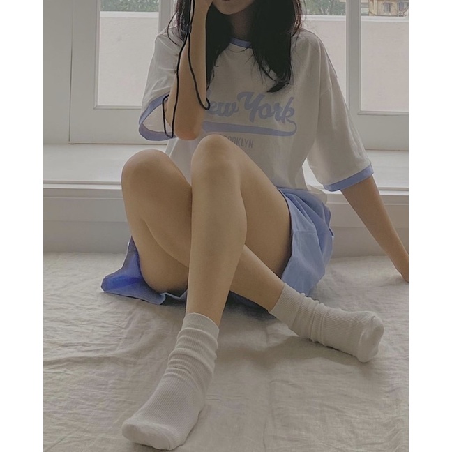 Set bộ &quot; New York &quot; ( 3 màu đen, xanh lá, xanh dương )