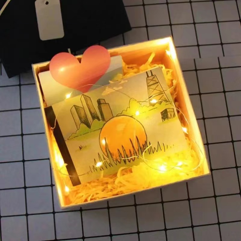 Sổ Tay  Có Nhẫn Ẩn Làm Quà Tặng Valentine / Đám Cưới Cho Cặp Đôi