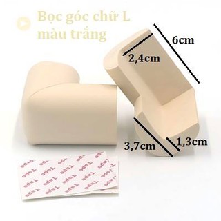 Miếng bọc góc bàn cao su non chữ L