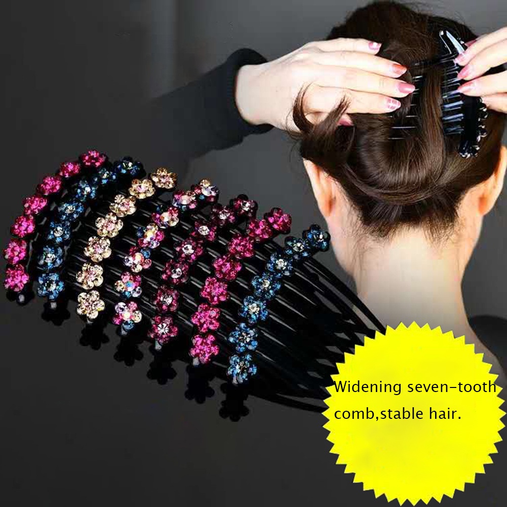 Kẹp Tóc Đính Đá Thời Trang Dành Cho Nữ