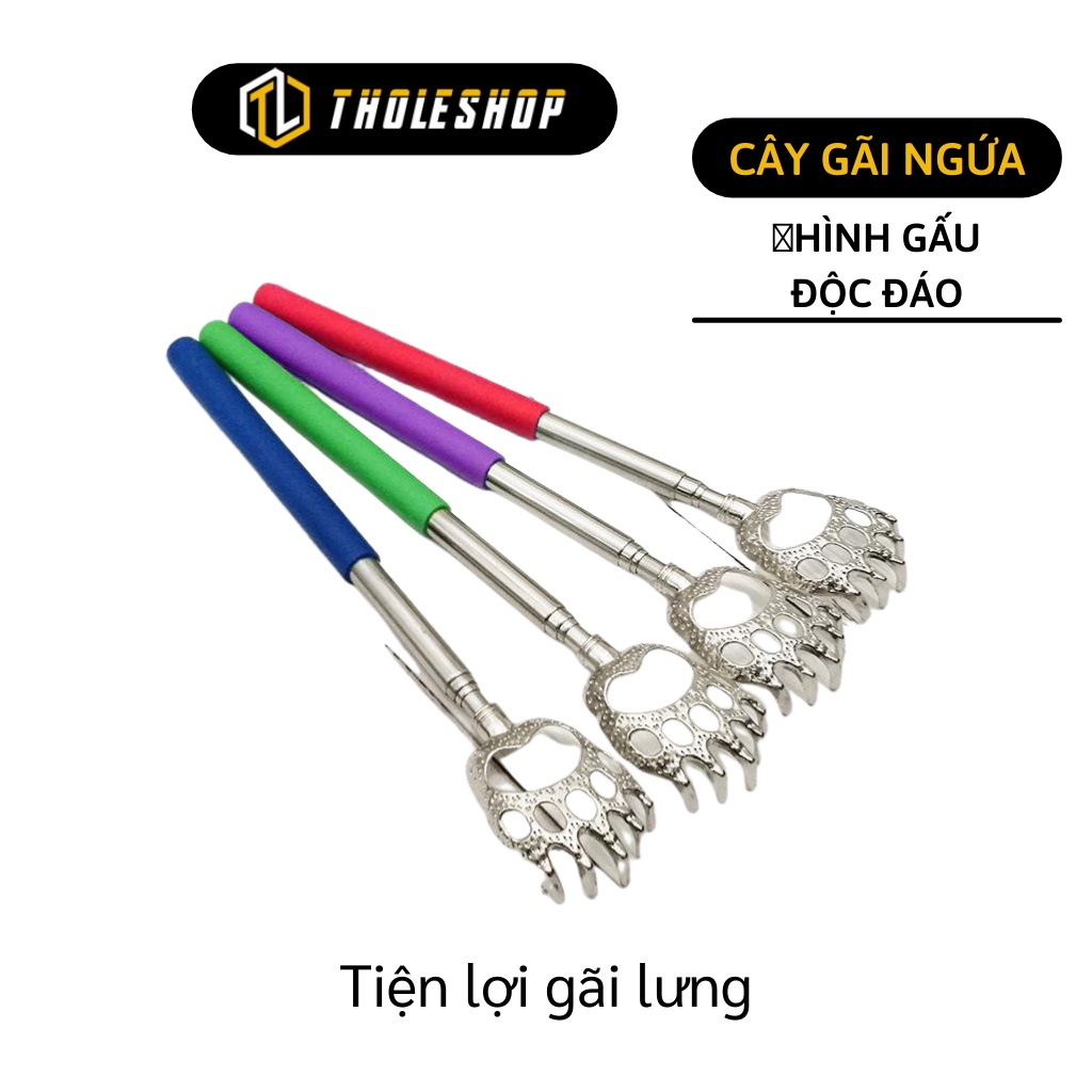 Dụng Cụ Gãi Lưng - Cây Gãi Lưng Hình Móng Gấu Có Thể Điều Chỉnh Độ Dài 5502