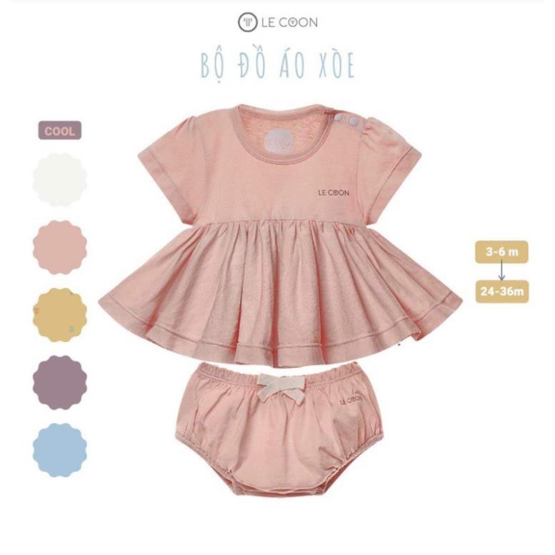 [ Lecoon ] bộ Váy xòe cho bé