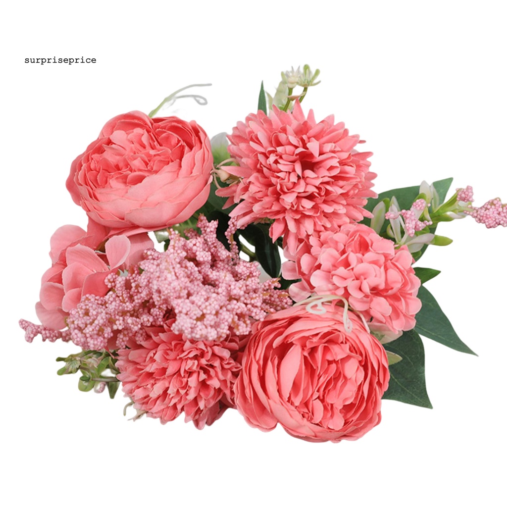 Bó Hoa Giả Bằng Lụa Dùng Trang Trí Xinh Xắn