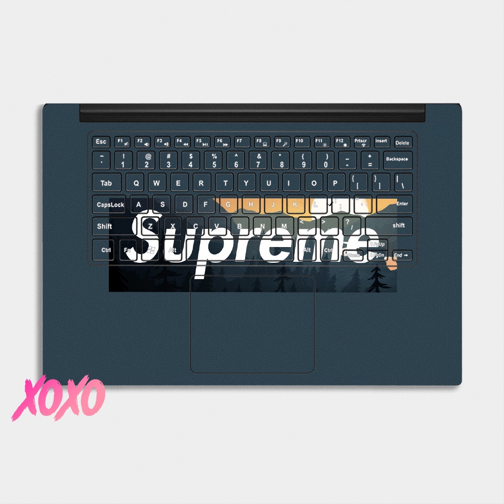 Bộ skin dán laptop mẫu Supreme 008 - Decal Dán có cho Dell, Hp, Asus, Lenovo, Acer, MSI, Surface,Vaio, Macbook