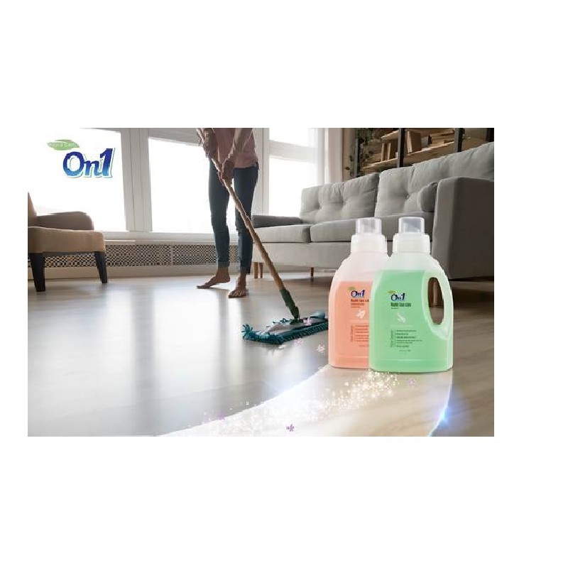 Nước lau sàn On1 tinh dầu Đinh hương và Hoắc hương 2.7L - Sàn sạch, sáng bóng