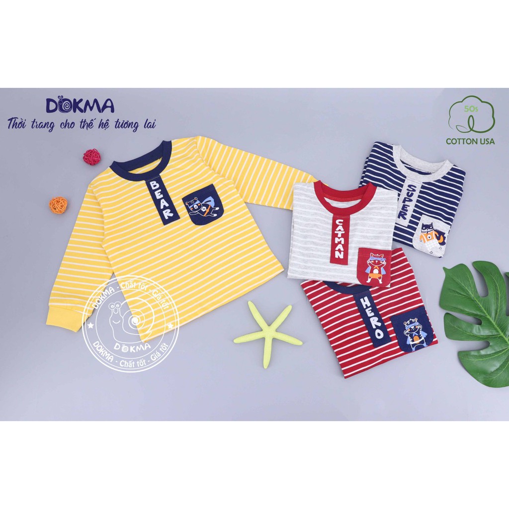 Áo dài tay bé trai Dokma