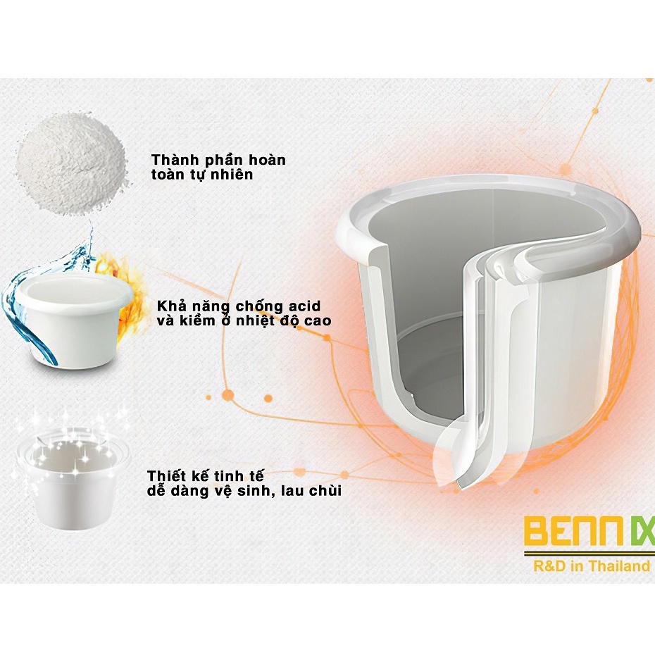 Nồi nấu chậm đa năng Bennix 4L hầm gà nguyên con