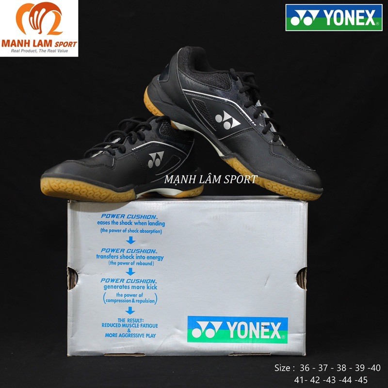 [Giày cao cấp] Giày cầu lông Yonex SHB65XM Đen chính hãng, êm chân, bám sân, bảo hành 2 tháng, 1 đổi 1 trong 7 ngày