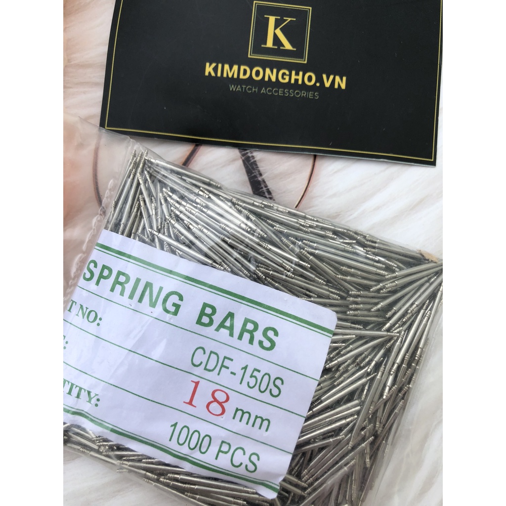 (Giá Buôn - Giá Sỉ ) Bịch 1000 Cốt Chốt Lò Xo Gắn Dây Đồng Hồ Đeo Tay Đủ Size Nam Nữ