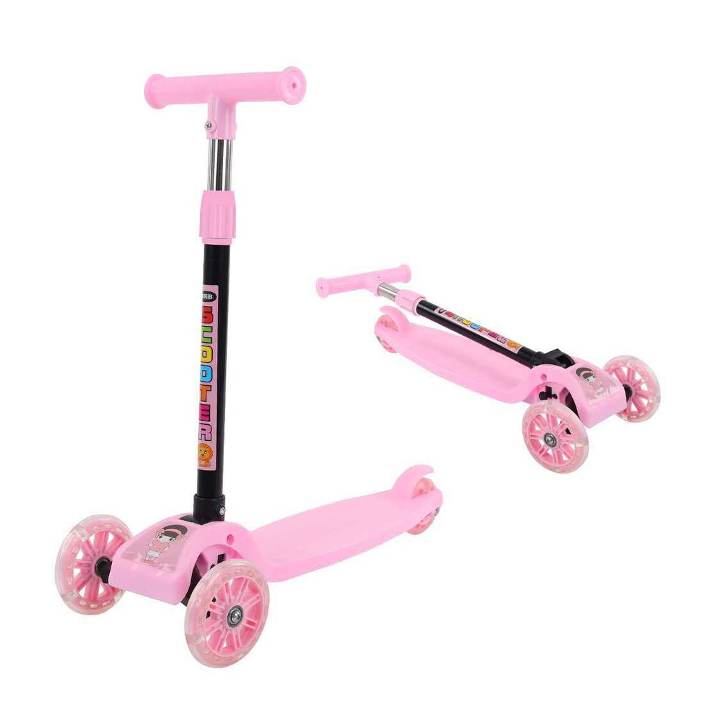 Xe trượt scooter bánh phát sáng gấp gọn tiện lợi cho bé