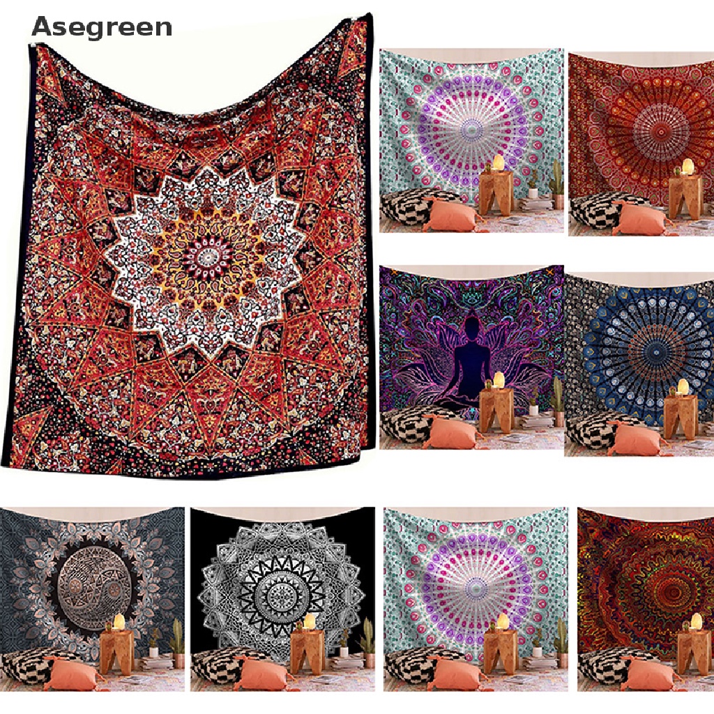 Thảm Treo Tường Phong Cách Ấn Độ Mandala Hippie Gypsy Bohemian Tốt