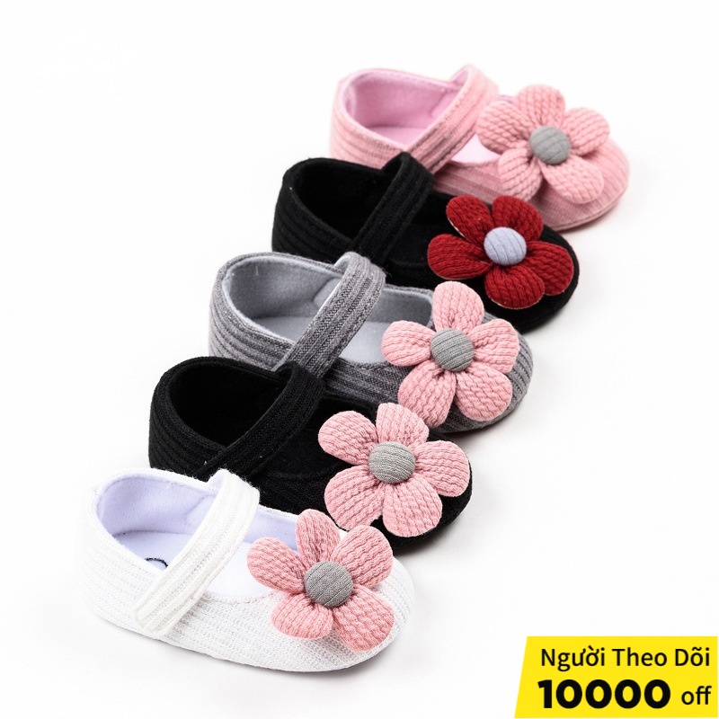 Soffny Giày Vải Đế Mềm Chống Trượt Cho Bé Tập Đi