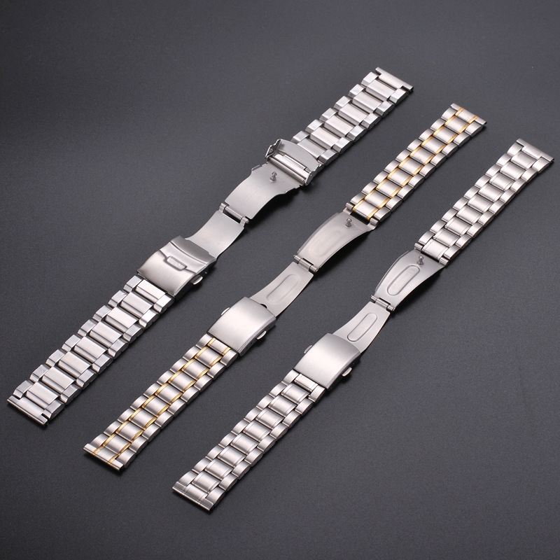 Dây Đồng Hồ Bằng Thép Không Gỉ 12mm 14mm 16mm 18mm 20mm 22mm 24mm