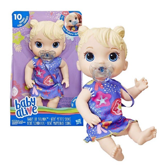 Bé Anna nói được 20 âm thanh thương hiệu BABY ALIVE