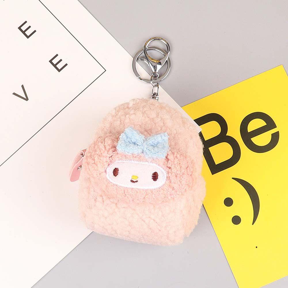Ví Đựng Tiền Xu Mini Hình Chú Cừu Có Khóa Kéo Dễ Thương