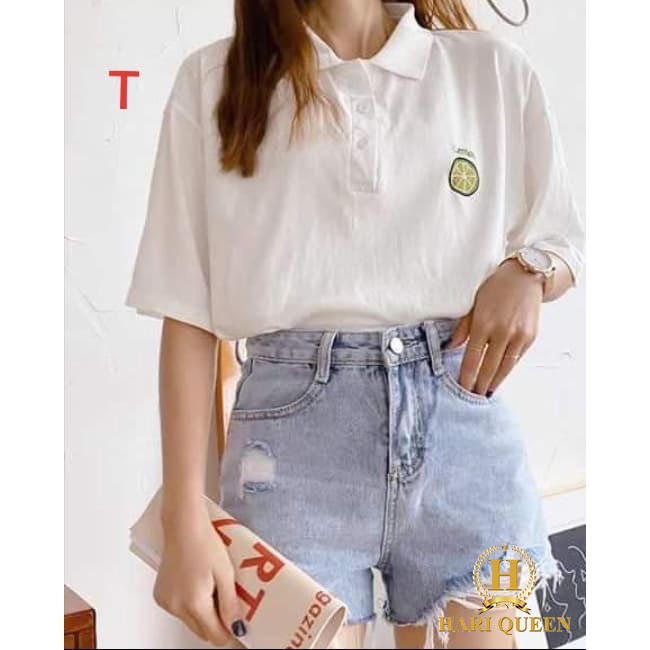 Áo polo logo chanh Lemon DTR520