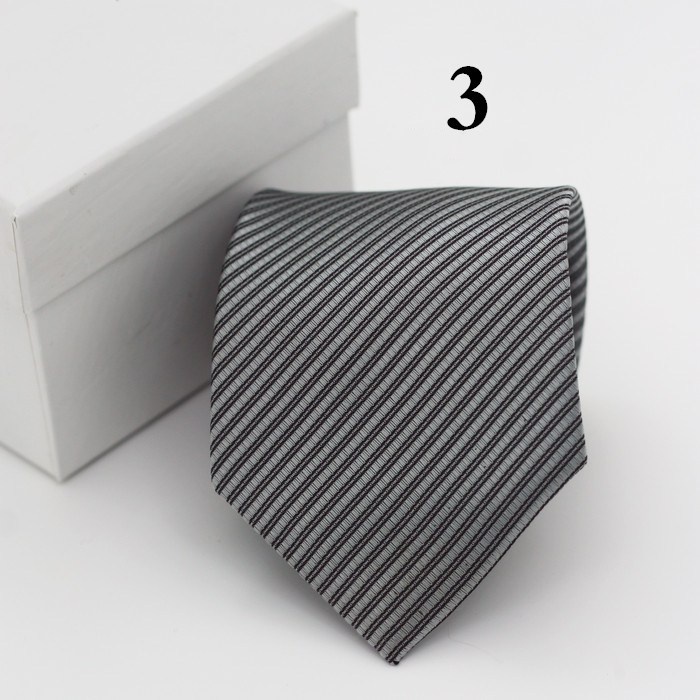 Cà vạt màu trơn thời trang cho nam 8cm